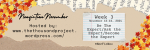 #NonfictionNovember — Become the Expert